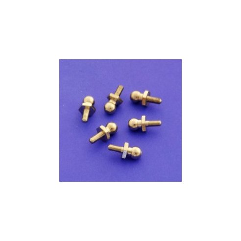 RADIOKONTROL Ball Head Screw (6 pieces) (CODICE ALTERNATIVO: 02038 oppure 10390)