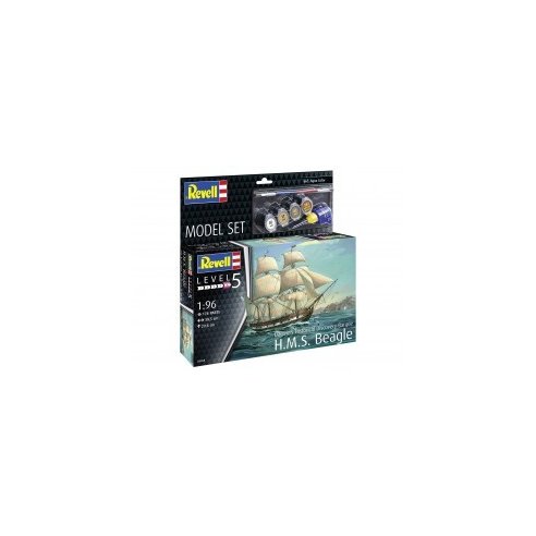 Revell 1/96 Model Set HMS Beagle Darwin''s Historical Discovery Barque