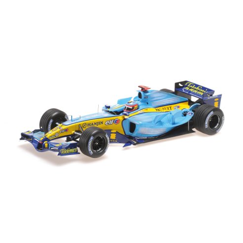 Minichamps RENAULT F1 TEAM R25 FERNANDO ALONSO WINNER SAN MARINO GP WORLD CHAMPION 2005 1/18