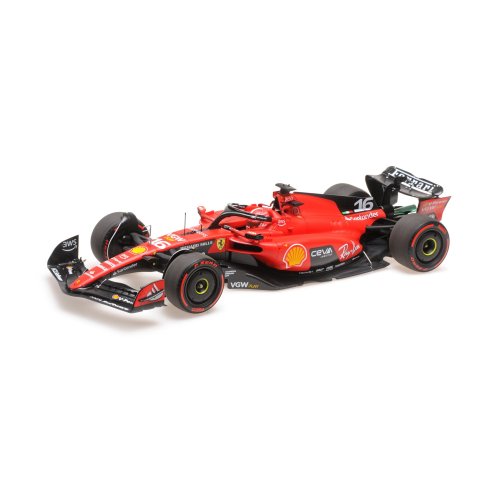 BBR MODELS FERRARI SF-23 CHARLES LECLERC 3RD PLACE GP BELGIUM 2023 1/18