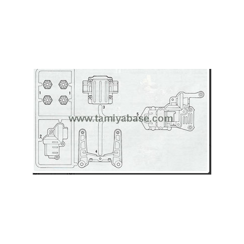 Tamiya 10005375 STAMPATA PARTE A X 58057 BIGWIG