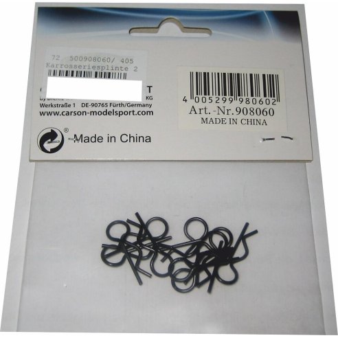 Carson 500908060 CLIPS 24MM NERE