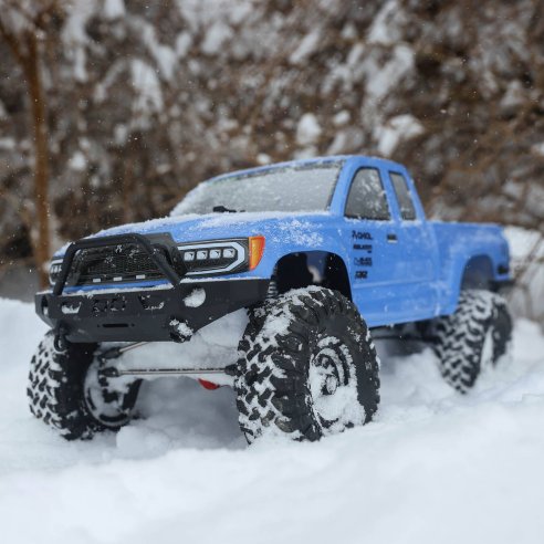 AXI03027T1 1/10 SCX10 III Base Camp 4X4 Rock Crawler Brushed RTR Blu