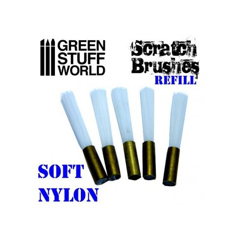 GSW1654 SCRATCH BRUSHES REFILL - SOFT NYLON