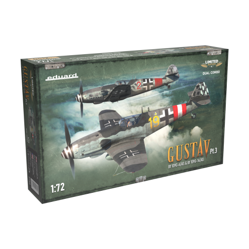 EDUARD 1/72 Gustav Pt. 3 Bf 109G-6/AS & Bf 109G-14/AS [Limited Edition]