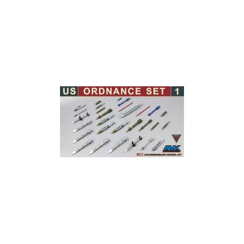 AMK AvantGarde Model Kits 1/48 US Ordnance Set n. 1 (New Release)