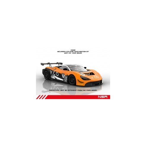 NSR MCLAREN 720S Y.CO #96 2020 BRITISH GT AW KING 21K EVO3