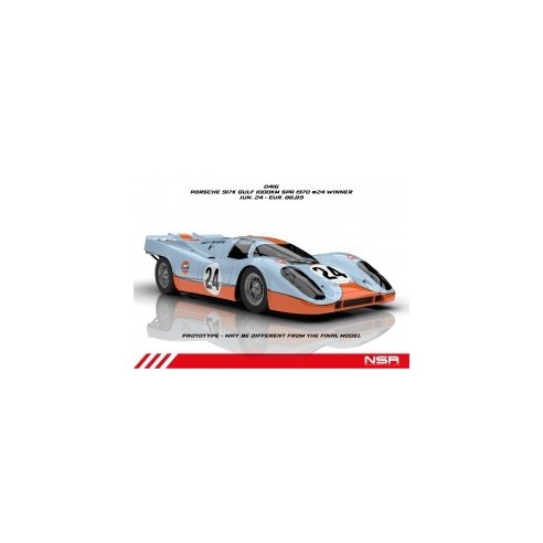 NSR Porsche 917K - #24 Gulf 1000 km Spa 1970 Winner Jo Siffert, Brian Redman - SW Shark 21.5 EVO