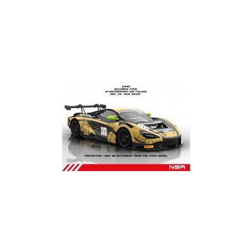 NSR McLaren 720S - #111 JP Motorsport 2021 Yellow - AW King 21 EVO3