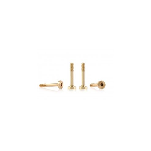 BRM MODEL CARS Suspension brass screw M2 flat self-centering head 4.0mm x 11.5mm ? LONG (x4)