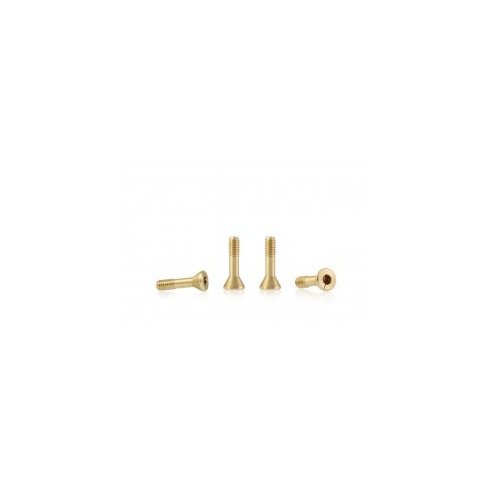 BRM MODEL CARS Metric brass screw ?extra small? sink head 3.8mm x 7.2mm ? SHORT (x6)