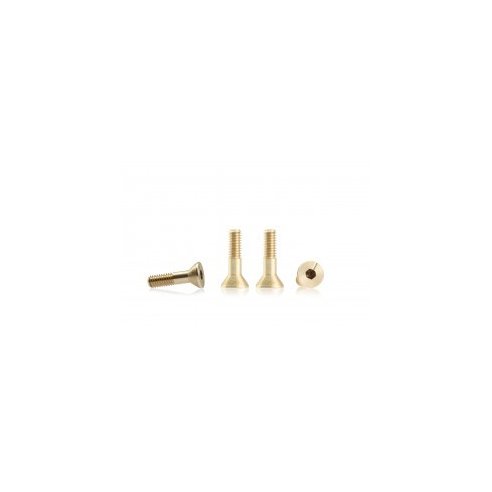 BRM MODEL CARS Metric brass screw sink head 4.25mm x 9.2mm ? LONG (x6)