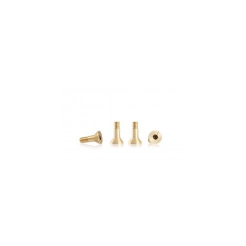 BRM MODEL CARS Metric brass screw sink head 4.25mm x 7.2mm ? SHORT (x6)