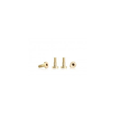 BRM MODEL CARS Metric brass screw flat head 4.25mm x 7.2mm ? SHORT (x6)