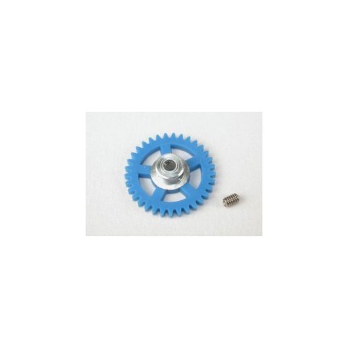 Scaleauto Nylon Spur Gear 33th. For 3/32" Axle M50. diam. 17,5mm -blue-