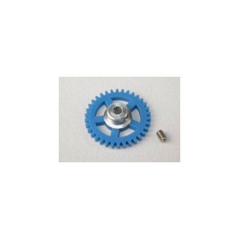 Scaleauto Nylon Spur Gear 34th. For 3/32" Axle M50. diam. 17,5mm -blue-