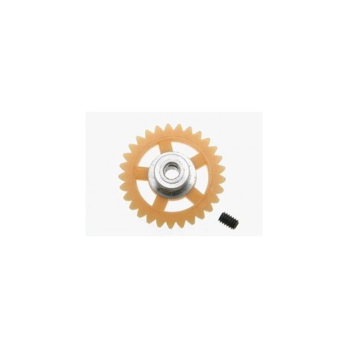 Scaleauto Nylon AW-2 Gear 29th. For 3/32" Axle M50. diam. 16,75mm -yellow- NSR