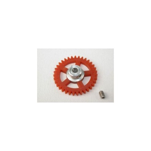 Scaleauto Nylon Spur Gear 35th. For 3/32" Axle M50. diam. 18,5mm -red-