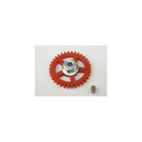 Scaleauto Nylon Spur Gear 34th. For 3/32" Axle M50. diam. 18,5mm -red-