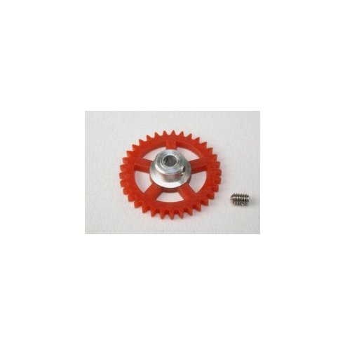 Scaleauto Nylon Spur Gear 33th. For 3/32" Axle M50. diam. 18,5mm -red-