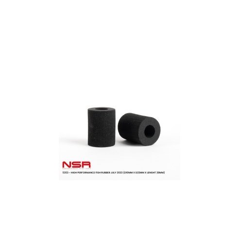 NSR HIGH PERFORMANCE FISH RUBBER JULY 2023 (D10MM X D22MM X LENGHT 28MM)