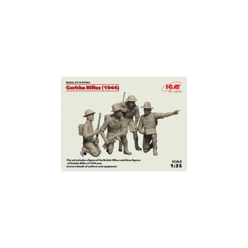 ICM 1/35 Gurkha Rifles (1944) (4 figures)