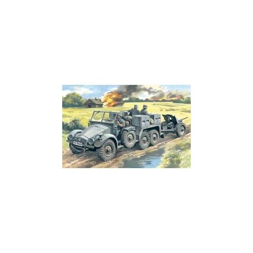 ICM 1/72 Krupp L2H143 Kfz.69 with Pak 36, German Artillery Tractor