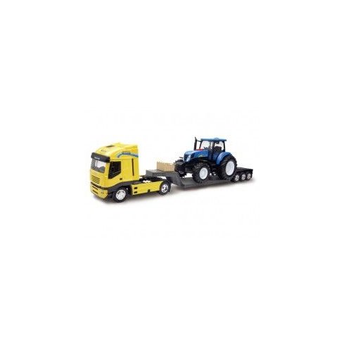 New Ray 1/24 New Holland T7070 with 1/32 Iveco Stralis B/O Sound Effects