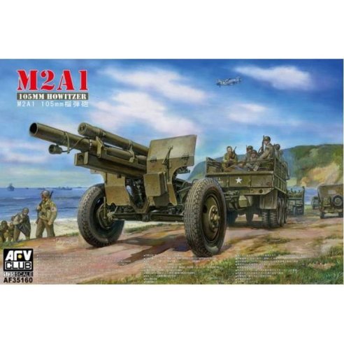 AFV CLUB 1/35 105mm Howtzer M2A1 Carriage M2