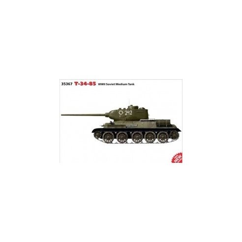 ICM 1/35 T-34-85, WWII Soviet Medium Tank (100% new molds)