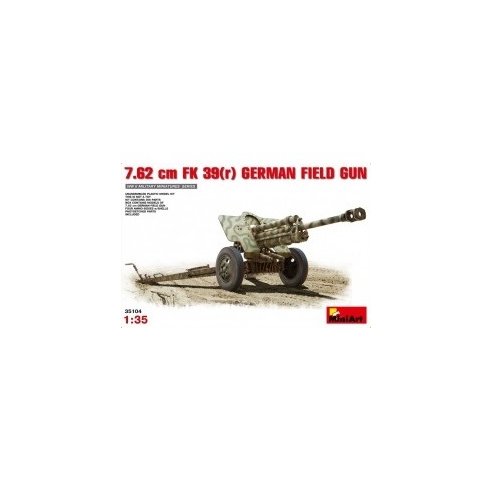 MINI ART 1/35 7,62 cm F.K 39 German Field Gun