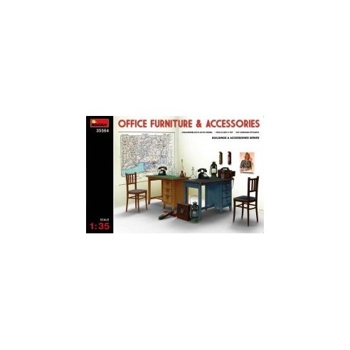 MINI ART 1/35 Office Furniture & Accessories