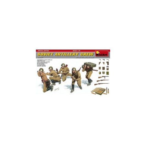 MINI ART 1/35 Soviet Artillery Crew Special Edition