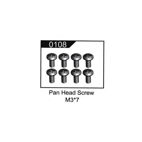 RADIOKONTROL WLT Pan head screw M3*7