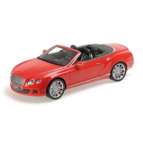 Minichamps BENTLEY CONTINENTAL GT SPEED CONVERTIBLE 2013 RED 1/18