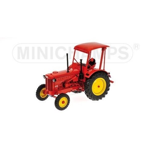 Minichamps TRATTORE AGRICOLO HANOMAG R35 FARM TRACTOR WITH ROOF 1955 RED 1/18