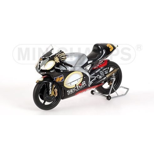 Minichamps APRILIA RSV250 MS MARCO MELANDRI WORLD CHAMPION GP 2002 1/12