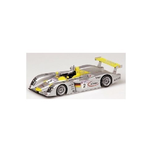 Minichamps AUDI R8 2ND LE MANS 2001 AIELLO CAPELLO 1/43