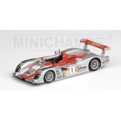 Minichamps AUDI R8 SEBRING 2002 BIELA PIRRO KRISTENSEN 1/43