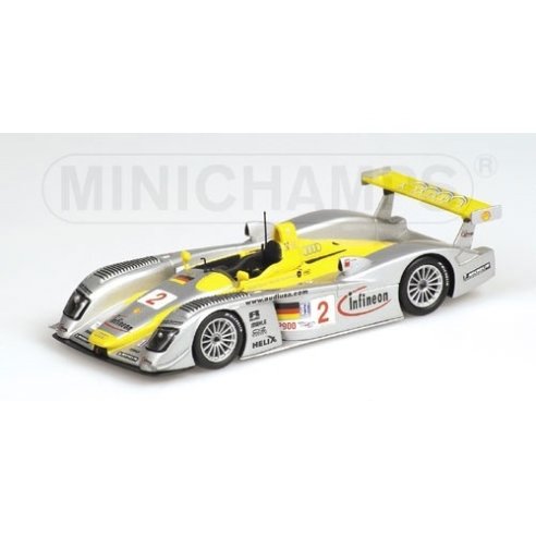 Minichamps AUDI R8 WINNER SEBRING 2002 CAPELLO HERBERT 1/43