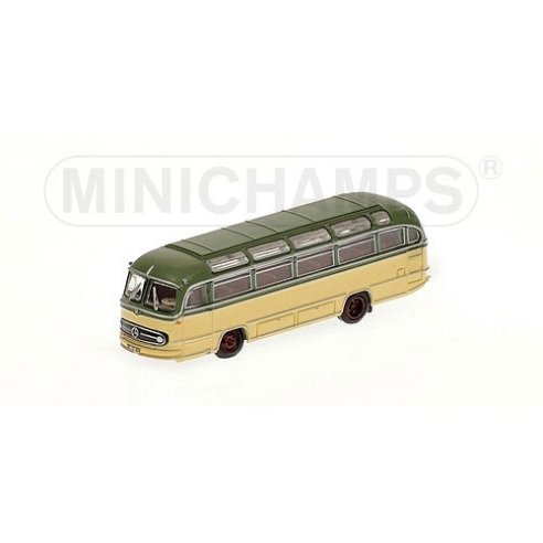 Minichamps BUS MERCEDES BENZ O321H 1957 GREEN &amp; CREAM 1/160