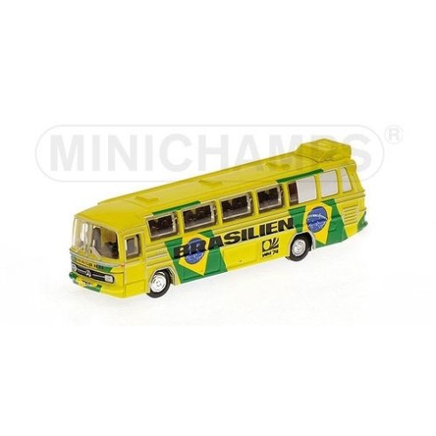 Minichamps BUS MERCEDES BENZ O302 1974 NAZIONALE BRASILE 1/160