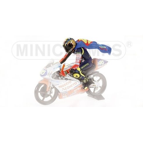 Minichamps PILOTA RIDING VALENTINO ROSSI WORLD CHAMPION GP 1997 1/12