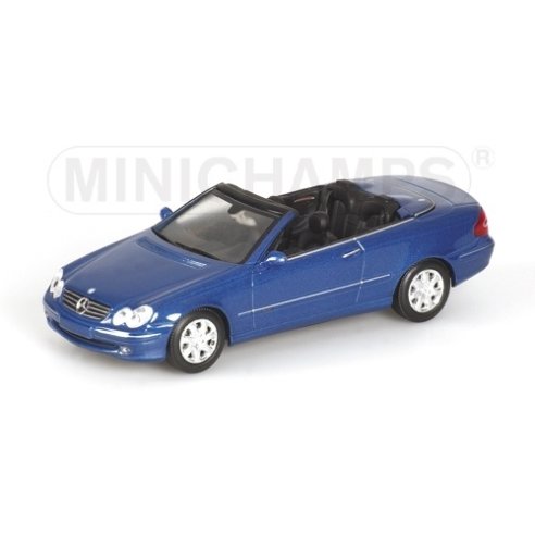 Minichamps MERCEDES BENZ CLK CABRIOLET 2003 BLUE METALLIC 1/43