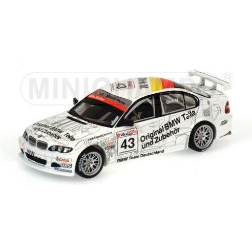 Minichamps BMW 320i TEAM BMW SCHNITZER DIRK MUELLER WINNER RACE 2 ETCC BARCELONA 2003 1/43