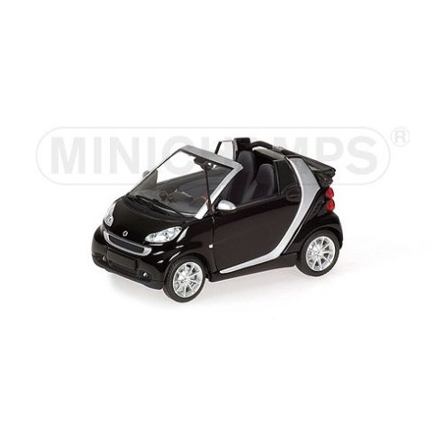 Minichamps SMART CABRIOLET 2007 BLACK &amp; SILVER 1/43