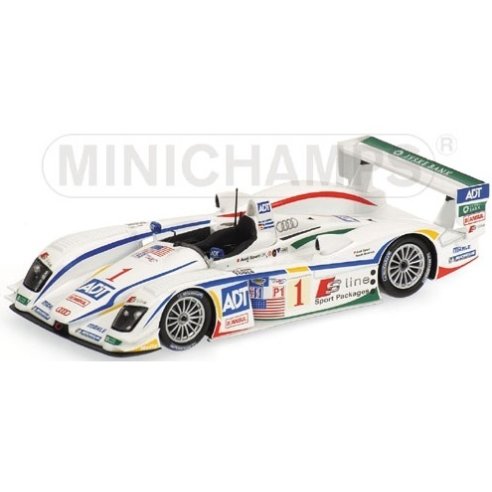 Minichamps AUDI R8 TEAM CHAMPION LETHO WERNER KRISTENSEN WINNERS 12H SEBRING 2005 1/43