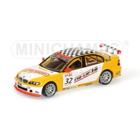 Minichamps BMW 320i M. HENNERICI WINNER WTCC INDIPENDENTS TROPHY 2005 1/43