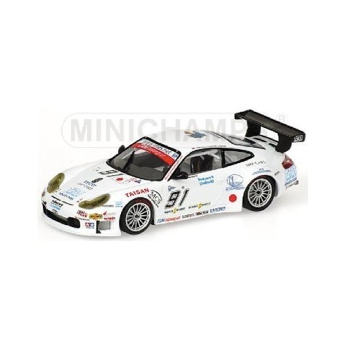 Minichamps PORSCHE 911 GT3 RSR YAMAGISHI CAFFI POMPIDOU 1000 KM SPA FRANCORCHAMPS 2005 1/43