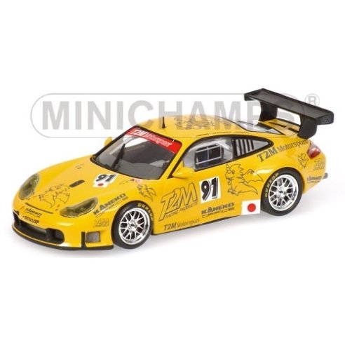 Minichamps PORSCHE 911 GT3 RSR TEAM T2M YAMAGISHI DE FOURNOUX KONOPKA ESSAIS DU MANS 2006 1/43